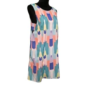 Crosby Multicolor Abstract Mini Dress
